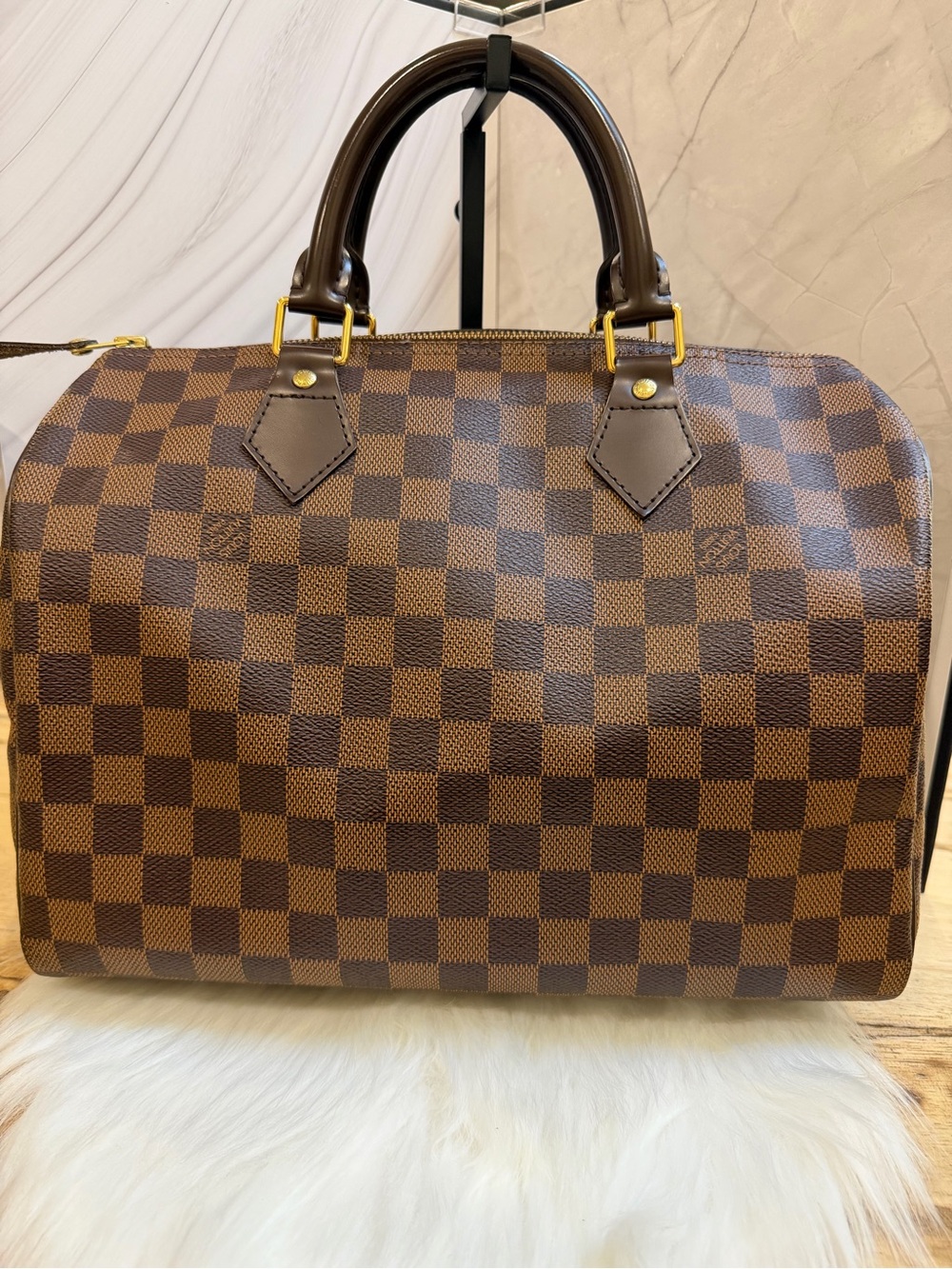 Louis Vuitton Speedy 30 Damier Ebene